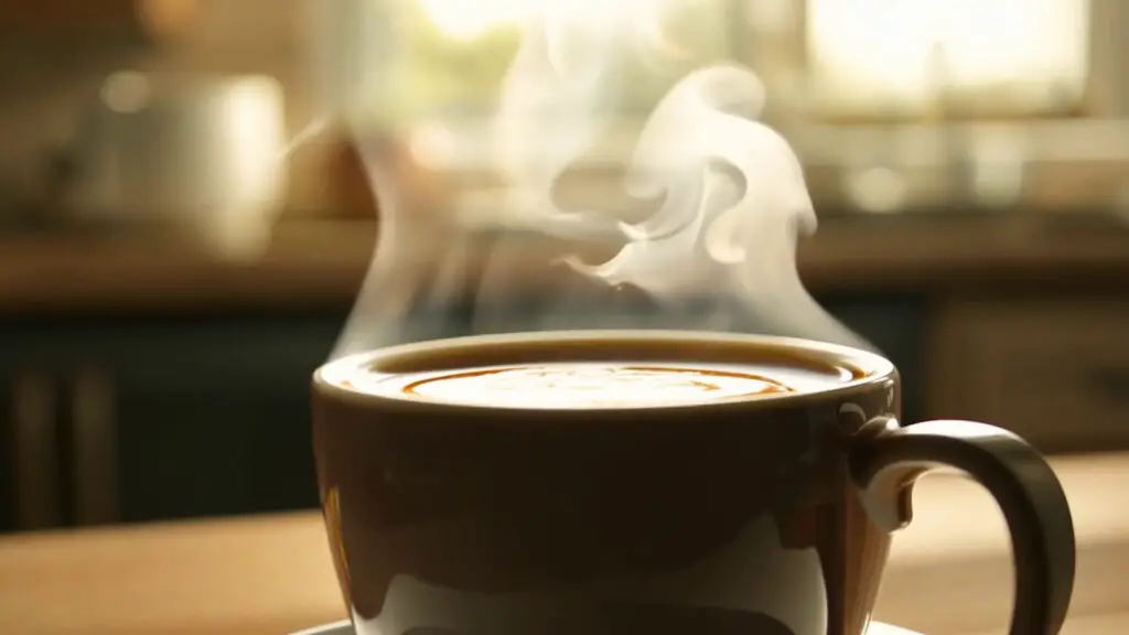 Healthy coffee routine for morning fat burning
